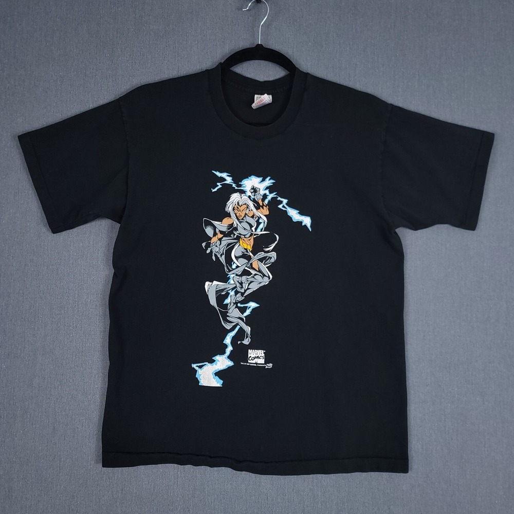 Vintage Marvel Shirt Size XL X-Men Storm Graphic Single Stitch 1997 Comic Images